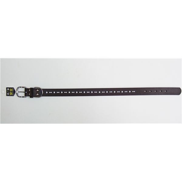 リフレクトレザーカラー #30L ブラウン (犬用品/首輪)