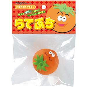 (まとめ)らてぷち とまと【×6セット】 (犬用玩具)