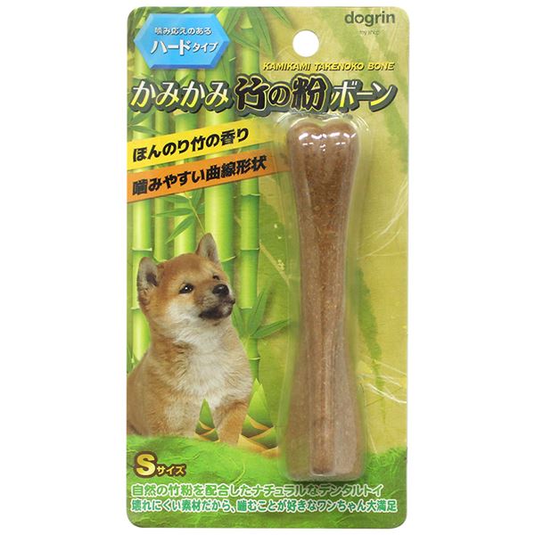 （まとめ）かみかみ たけの粉 ボーン S【×3セット】 (犬用玩具)