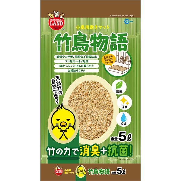 （まとめ）竹鳥物語 5L【×5セット】 (鳥用品/巣材)