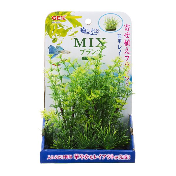 （まとめ）癒し水景 MIXプランツL アンブリア【×3セット】 (観賞魚/水槽用品)