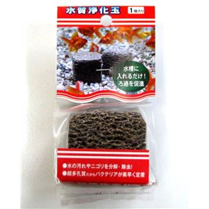 (まとめ)水質浄化玉 1個入【×5セット】 (観賞魚/水槽用品)