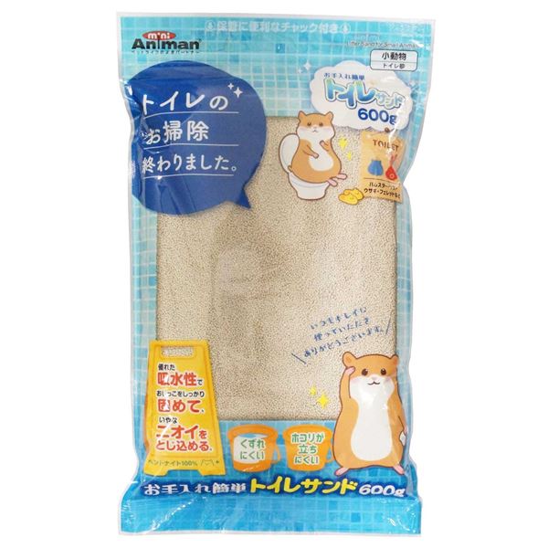 （まとめ）ドギーマンハヤシ お手入れ簡単トイレサンド 600g （小動物用品） 【×10セット】