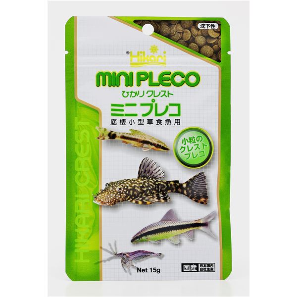 （まとめ）キョーリン ひかりクレスト ミニプレコ 15g 熱帯魚用フード 【×10セット】