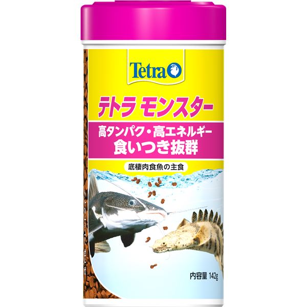 （まとめ）テトラ モンスター 142g 熱帯魚用フード 【×2セット】