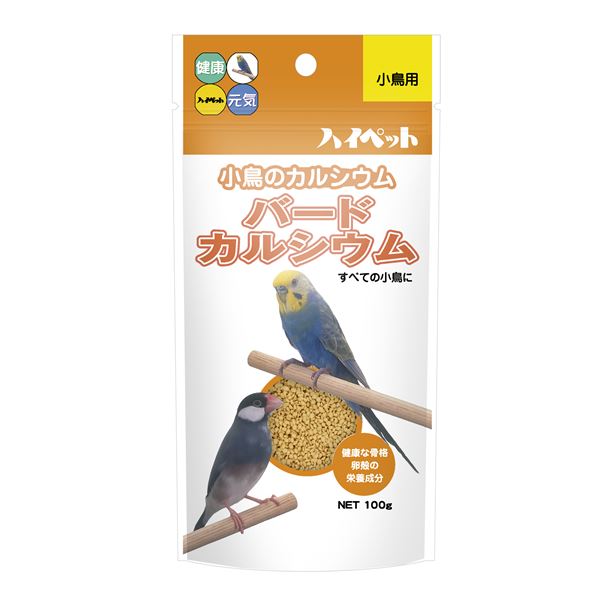 （まとめ）バードカルシウム 100g 鳥エサ 【×5セット】