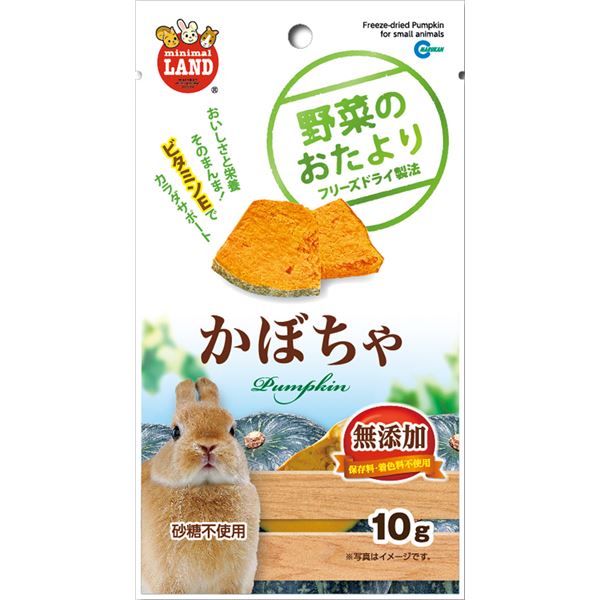 （まとめ）マルカン 野菜のおたより かぼちゃ 10g ウサギフード 【×5セット】