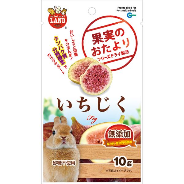 （まとめ）マルカン 果実のおたより いちじく 10g ウサギフード 【×5セット】