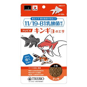 （まとめ）トレビオ 金魚のエサ 浮上性 100g 金魚用フード 【×5セット】