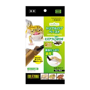 (まとめ）RepDeli トリプルバグペースト ミズアブ＆コオロギ 5g×6本【×5セット】（ペット用品）