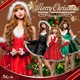 クリスマス☆サンタクロースコスプレセット/コスプレ/コスチューム/衣装/s025 グリーン - 縮小画像4