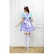 5401 紫エプロン アイドル風 メイド服 コスプレ衣装 【メイド/ハロウィン/クリスマス/イベント/パーティ/コスプレ/コスチューム/仮装/衣装】 - 縮小画像4