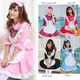 400 レッド フリル メイド服 エプロン コスプレ衣装【メイド/ハロウィン/クリスマス/イベント/パーティ/コスプレ/コスチューム/仮装/衣装】 - 縮小画像2