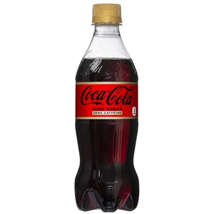 【飲料】コカ・コーラ　ゼロ　カフェイン （コカコーラ） Coca Cola Zero 500ml 1ケース（24本入）カフェインゼロ - 拡大画像