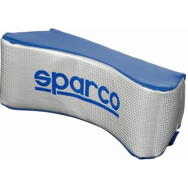 【訳あり】SPARCO (スパルコ) ネックピロー ブルー×シルバーカーボン SPC4001