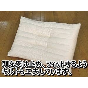 天然の川小石を使用 涼水石枕 ベージュ 綿100% 日本製 商品写真4