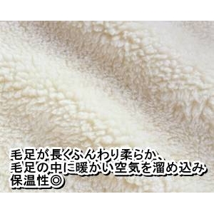 国産!あったか洗えるダクロン(R)アクアボア敷パット セミダブルアイボリー 日本製 商品写真2