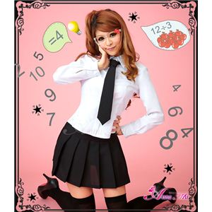 コスプレ 2012年新作 白ブレザーのキュート女子高生制服 コスチューム/z909/衣装