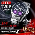 腕時計型カメラ スパイダーズX W-790 720P/赤外線/16GB