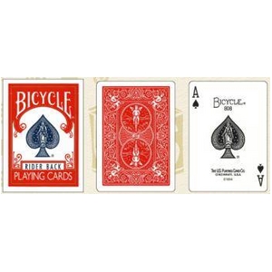 【トランプ】BICYCLE(バイスクル) ライダーバック ポーカーサイズ 【ブラック・レッド・ブルー】【3色セット】 商品写真3