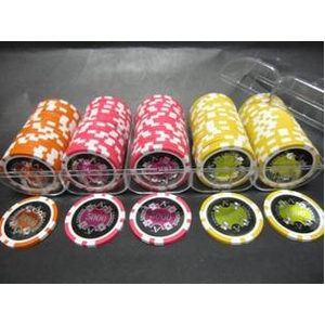 Quattro　Assi(クアトロ・アッシー)ポーカーチップ100枚セット<3色ハイローラーセット> 商品写真5