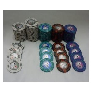 フォースポット チップセット100枚(1、 10、 100、 500)　- カジノチップ・ポーカーチップ 商品写真3