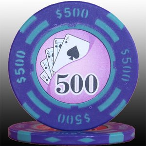フォースポット チップセット100枚(1、 10、 100、 500)　- カジノチップ・ポーカーチップ 商品写真4
