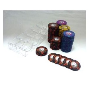 フォースポット チップハイローラーセット100枚(100、 500、 1000、 5000)　- カジノチップ・ポーカーチップ 商品写真3