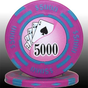 フォースポット チップハイローラーセット100枚(100、 500、 1000、 5000)　- カジノチップ・ポーカーチップ 商品写真4