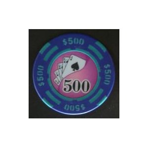フォースポット チップ ( 500$ ) <25枚セット> - カジノチップ・ポーカーチップ 商品写真2