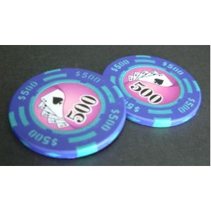 フォースポット チップ ( 500$ ) <25枚セット> - カジノチップ・ポーカーチップ 商品写真3