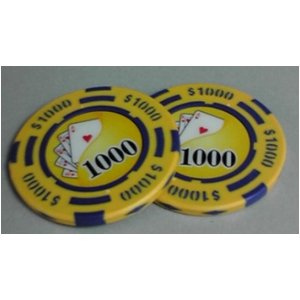 フォースポット チップ ( 1000$ ) <25枚セット> - カジノチップ・ポーカーチップ 商品写真2
