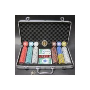 フォースポット・ポーカーセット300 -シルバー(チップセット) 商品写真1