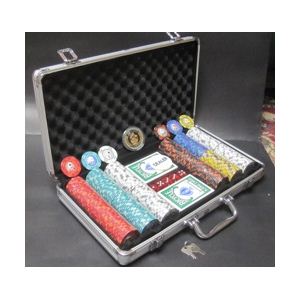 フォースポット・ポーカーセット300 -シルバー(チップセット) 商品写真2