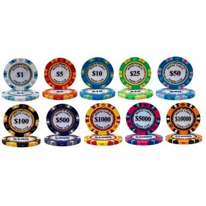 MONTECARLO モンテカルロ・ポーカーチップ<5>赤 25枚セット 商品写真3