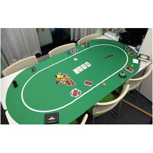 ポーカー・オーバルマット- カラー;ブルー 商品写真5