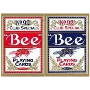 Bee ビー (ポーカーサイズ) 【レッド ・ ブルー】 1ダース<レッド6・ブルー6> 商品写真3