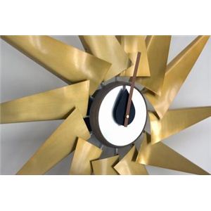 CW-01 タービンクロック (壁掛け時計) 銅板/スチール 幅76cm ミッドセンチュリー 【完成品】 商品写真2