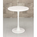 ラウンドテーブル/ハイテーブル 【丸型/直径60cm】 FRP(強化プラスチック)製 ホワイト(白)