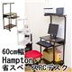 HLM-07WH Hampton 省スペースPCデスク 60cm幅 WH - 縮小画像1