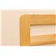 木製すのこベッド フレーム本体 【シングルサイズ】 ナチュラル 天然木パイン材使用 - 縮小画像3