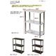 Simple 収納ラック/収納棚 【幅60cm 3段】 ホワイト 〔キッチン収納 リビング収納 ディスプレイ家具 什器〕 - 縮小画像6