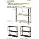Simple 収納ラック/収納棚 【幅80cm 3段】 ウォールナット 〔キッチン収納 リビング収納 ディスプレイ家具 什器〕 - 縮小画像4