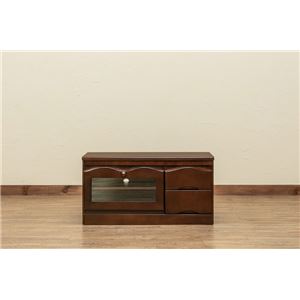 NEW ウェーブTVボード ロー ダークブラウン （DBR） - 拡大画像