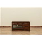 NEW ウェーブTVボード ロー ダークブラウン (DBR)