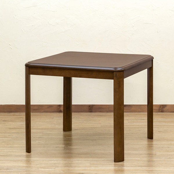 ダイニングコタツ 80×80cm 正方形 手元コントローラー ブラウン （BR） 組立品【代引不可】