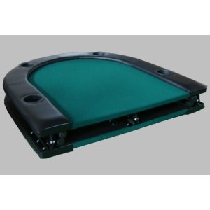ポーカーテーブル (C10-LIGHT) (2折・軽量タイプ)グリーン 商品写真4