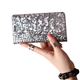 【Galaxy S6 ケース】GAZE Hologram Croco Diary（ゲイズ ホログラムクロコダイアリー） GZ6086GS6 シルバー - 縮小画像4