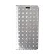 【Galaxy S6 ケース】GAZE Glossy Dot Diary（ゲイズ グロッシードットダイアリー） GZ6090GS6 シルバー - 縮小画像1