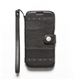 【Galaxy S6 ケース】Zenus ohemian M Diary（ゼヌス ボヘミアンMダイアリー） Z5988GS6 ダークグレー - 縮小画像1